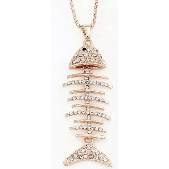 SPARKLING BONEFISH NECKLACE - Picture 3 of 3